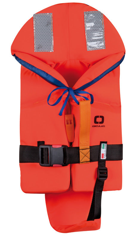 Aurora 150 N skumredningsvest til 20–30 kg, str. Baby XS med skridtstrop