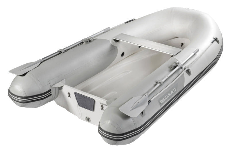 RIB-tender med dybt V-formet glasfiberskrog, 2,80 m, maks. 10 hk, 3 personer