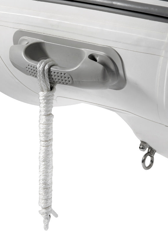 RIB-gummibåd med V-formet glasfiberskrog, 3,30 m, 15 hk, 4 personer