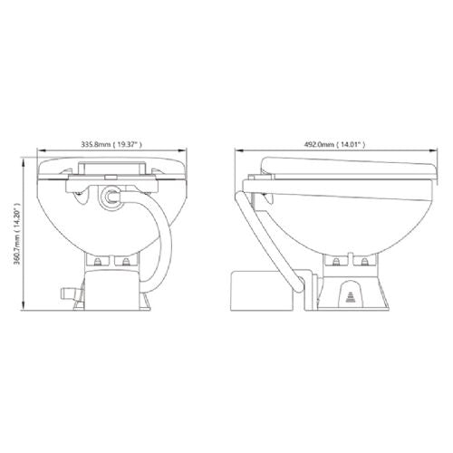 Seaflo Marinetoilette EL 24V (Standard) 