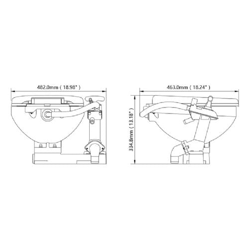Seaflo Marine Toilettenhandbuch (Standard) 