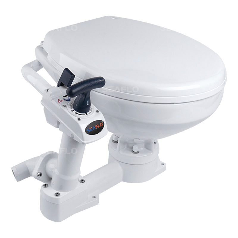 Seaflo marinetoilet manuelt standard med Twist 'n' Lock pumpe