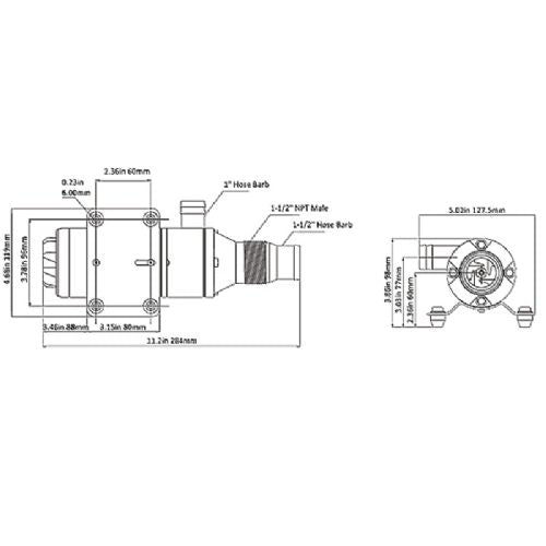 Seaflo Macerator Toilet Pump