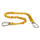 Euro Spring Line elastisk sikkerhedsline 1–2 m med 2 karabinhager