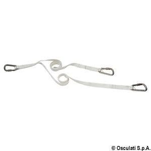 Sikkerhedsline 3 m + 2 sjækler Osculati