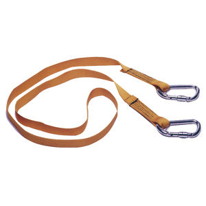 Euro Lightline sikkerhedsline 2m med 2 sjækler
