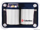 Columbus glas- og dåseholderlomme i 1680 cordura med 2 pladser, 140 × 210 mm