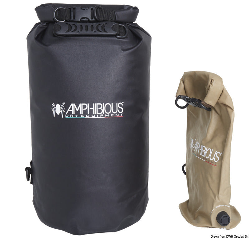 Amphibious Tube Light Evo vandtæt pakkepose 60 l sort