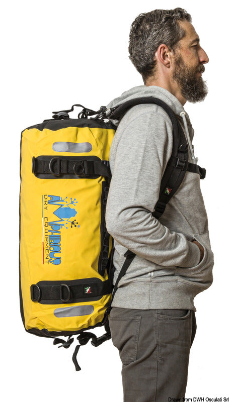 Amphibious Voyager II vandtæt duffelbag, 60 l, sort