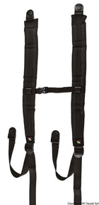Amphibious Cargo gepolsterte Rucksackgurte SR-03, schwarz