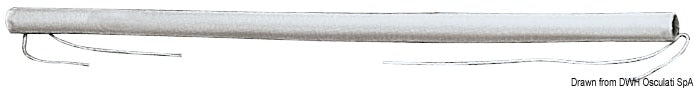 Relingswirebeskytter, hvid, 100 cm