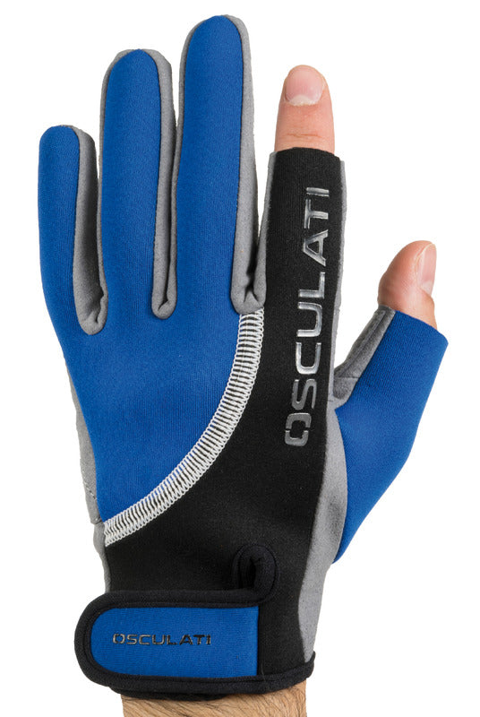 Neopren-sejlerhandsker med afkortet tommel og pegefinger, XL