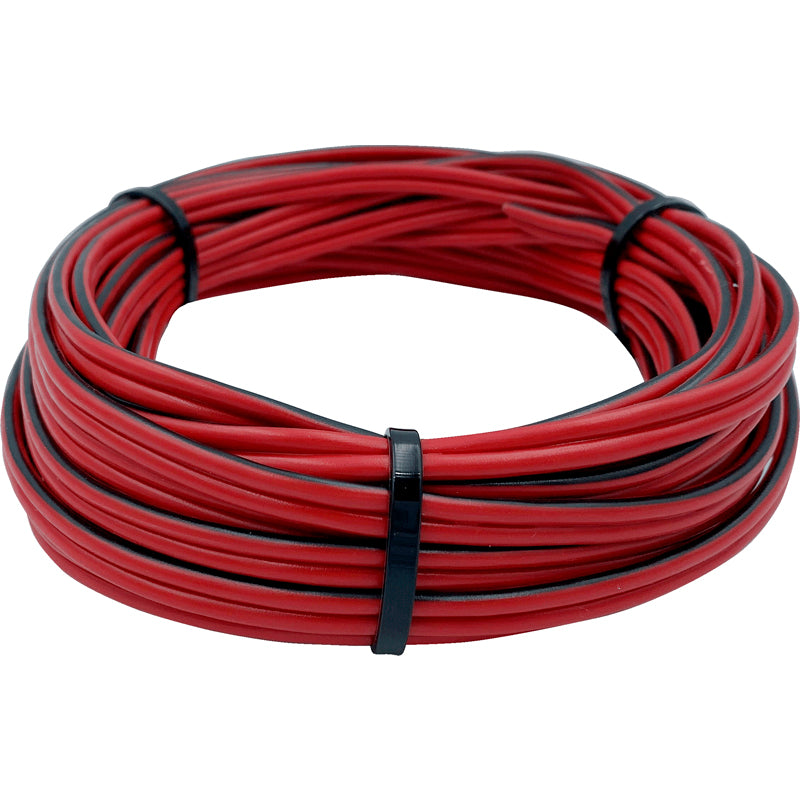 Mounting cable tinned 2 x 1.5 mm² red/black - 1 meter