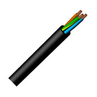 Gummikabel H07RN-F 3x1,5 mm² sort - 1 m