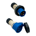 CEE hanstik IP67 16A-6H 250V med kliklås