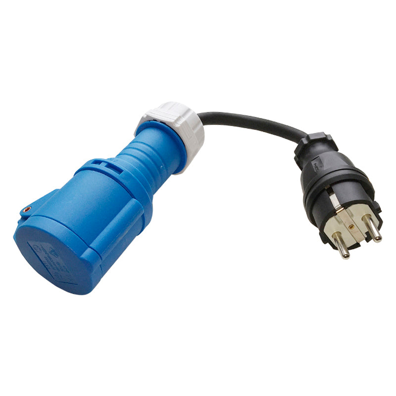 Adapterkabel 230 V Landstrøm CEE-Buchse – Schuko-Stecker