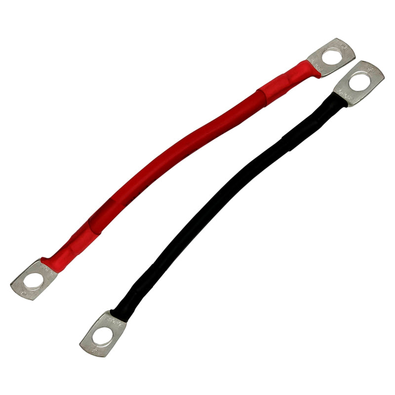 Battery cable red 35mm² Length 1.0 m Cable lug Ø 10mm