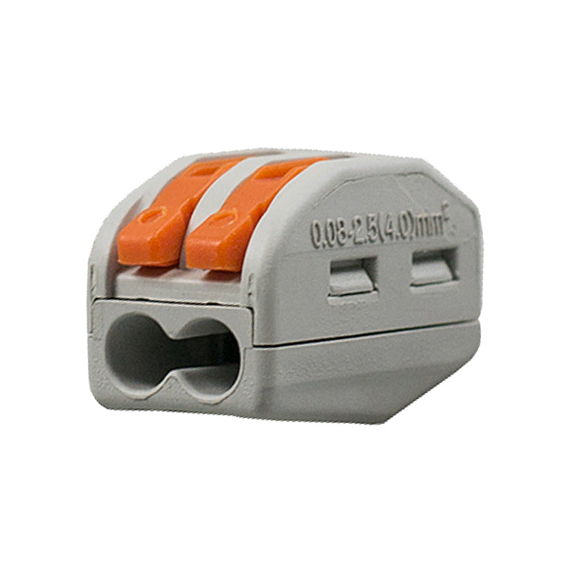 Clips/samlemuffe 2-pol 0,08-4 mm² 2 stk