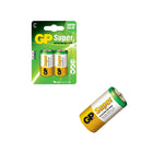 GP Batteries Super Alkaline LR14 (C) 1.5V 2-pack 25.4x49.5mm