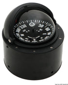 Riviera Urania BU9/AV 4" magnetic compass with pedestal and telescopic protective cover – black/black