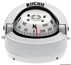 Ritchie Explorer surface-mount marine compass 70 mm, white/white