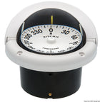 Ritchie Helmsman marinekompas 3¾″ til indbygning med flad skive, hvid, 12 V