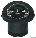 Ritchie Navigator 4½″ Marinekompass, Einbau mit flacher Kompassrose, schwarz/schwarz