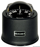 Ritchie Globemaster 5" marine compass, pedestal mount, black/black