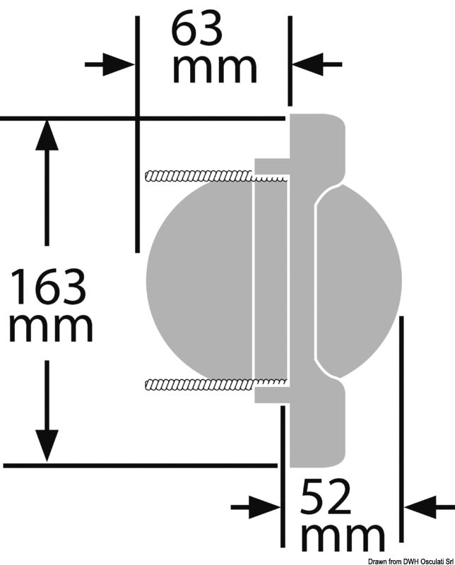 Ritchie Venture SR-2 skotkompas 3¾″ sort/blå