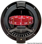 Ritchie Navigator paratmonteret magnetkompas 4½″, sort/rød
