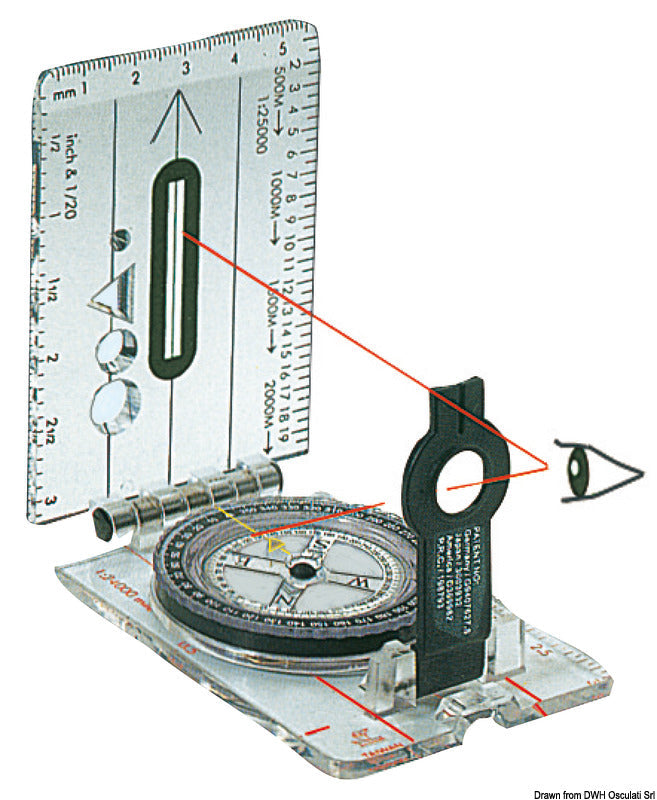 Håndholdt pejlekompas CD703L