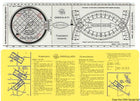 Integriertes Navigationslineal mit Breton- und Jean-Cras-System, 350 mm