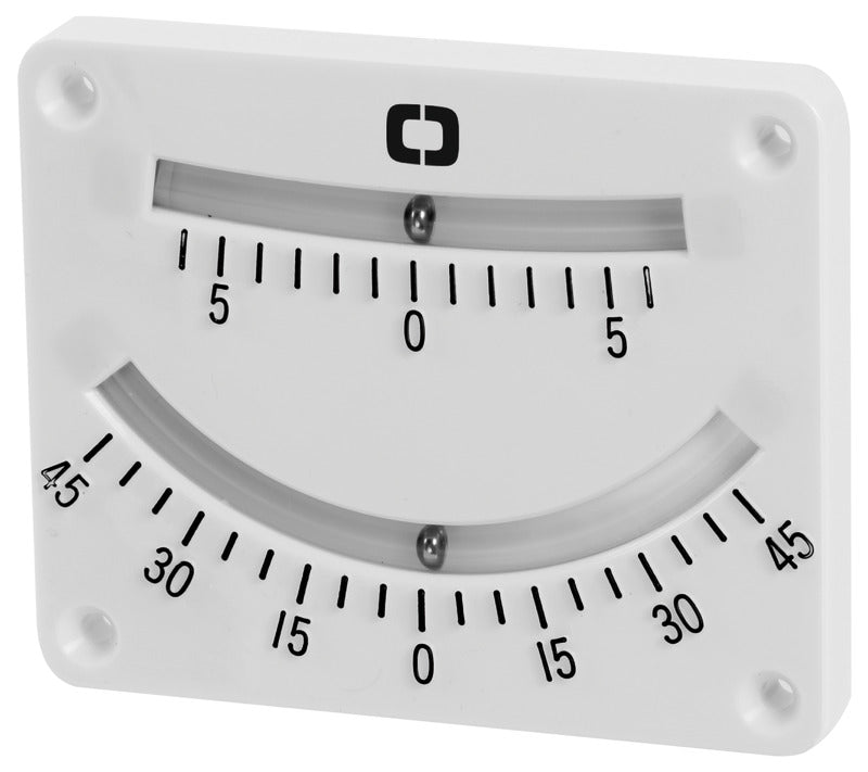 Osculati dobbelt boble inklinometer 101x82 mm