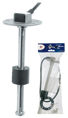 Vertikal tankniveausensor i AISI 316 rustfrit stål med S5 5-hulsflange, 0–190 Ω, 90 cm