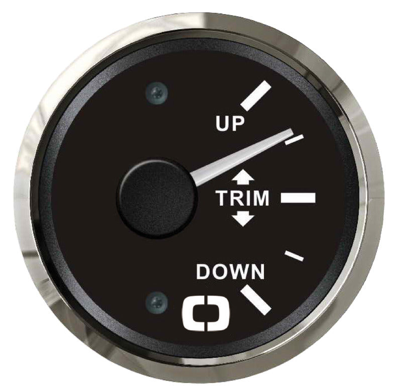 Trimindikator 0/190 ohm sort med blank krans