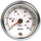 Guardian fartmåler 0–50 knob, hvid, 12 V