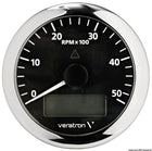 VDO ViewLine omdrejningstæller 5000 o/min, sort, 85 mm, 12/24 V