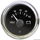 Veratron ViewLine voltmeter Ø52 mm, 8–16 V, sort, 12 V