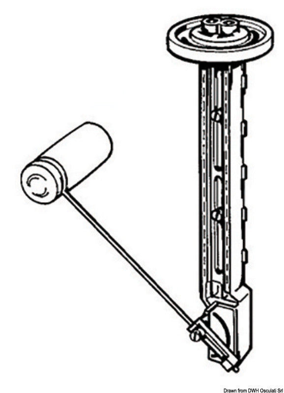 Brændstofniveaugiver med arm 150-605 mm 12/24 V