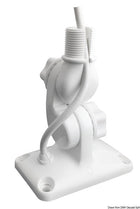 Glomex RA135 4-vejs justerbar antennefod i forstærket nylon – hvid