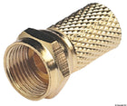 Glomex V9144 forgyldt F-hanstik til RG-6U/RG-59/U