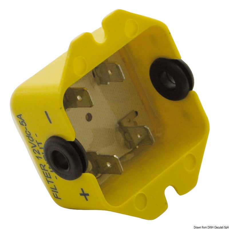 Interferensfilter 12 V 60 W til marineelektronik