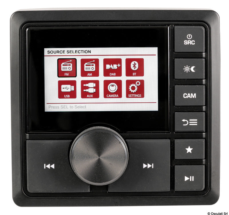 USB-AUX-panelkabel med vandtæt frontpanel, 2 m