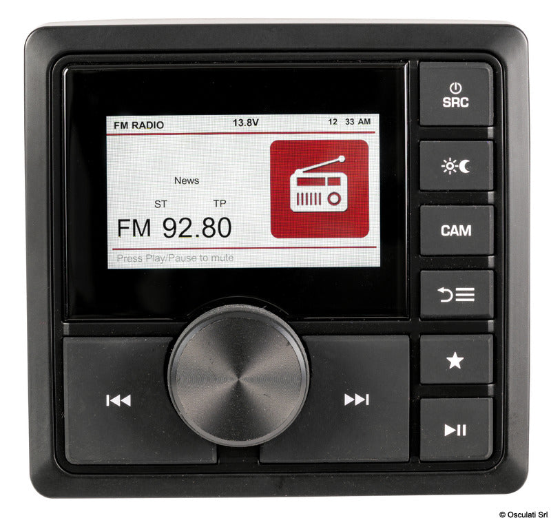 USB-AUX-panelkabel med vandtæt frontpanel, 2 m