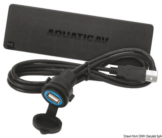 Aquatic AV MP5+ vandtæt marine-medieafspiller AQ-MP-5UBT-S