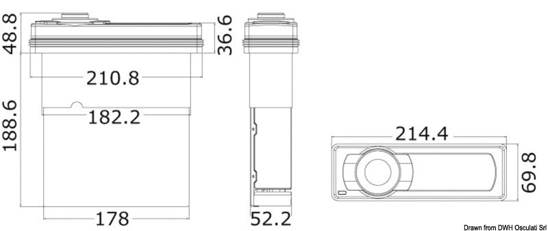 Aquatic AV MP5+ vandtæt marine-medieafspiller AQ-MP-5UBT-S
