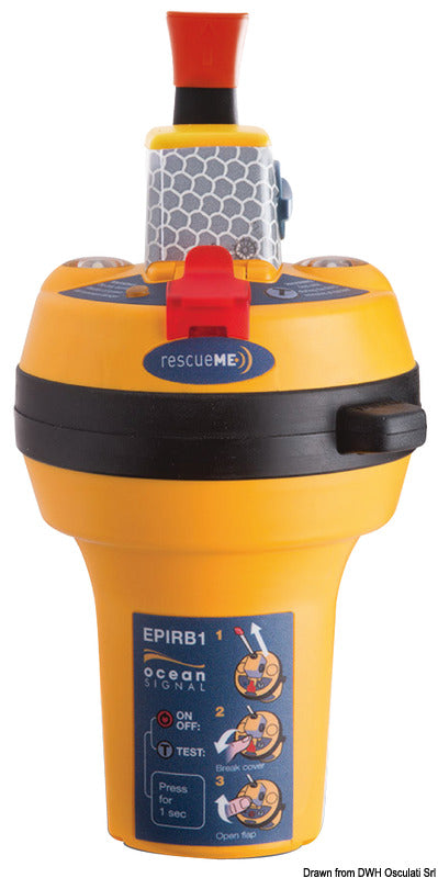 Ocean Signal EPIRB1 EPIRB-nødpejlesender med manuel udløsning og GPS