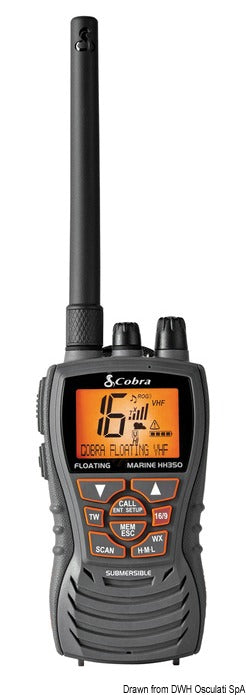 Cobra MR HH350 FLT EU håndholdt marine-VHF-radio