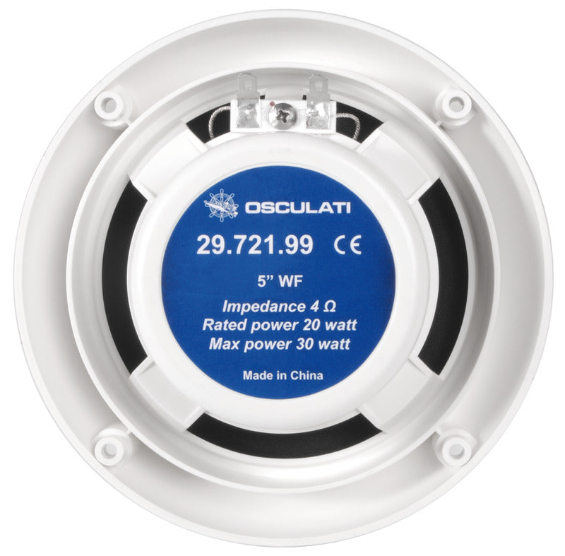 Slim 2-vejs stereohøjttalerpar 150 mm, 60 W maks. samlet – sort
