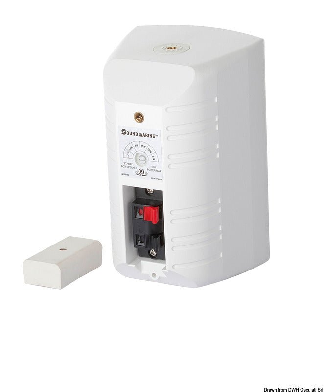 Greness CABINET 2-vejs marinehøjttalere, hvide, 2 × 30 W RMS (par)